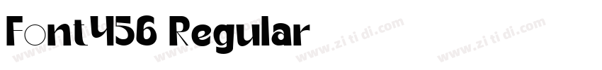 Font456 Regular字体转换